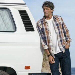 Outerknown Blanket Shirt Mens Juneau Plaid Organic Cotton Huckberry